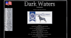 Desktop Screenshot of darkwatersrottweilers.com